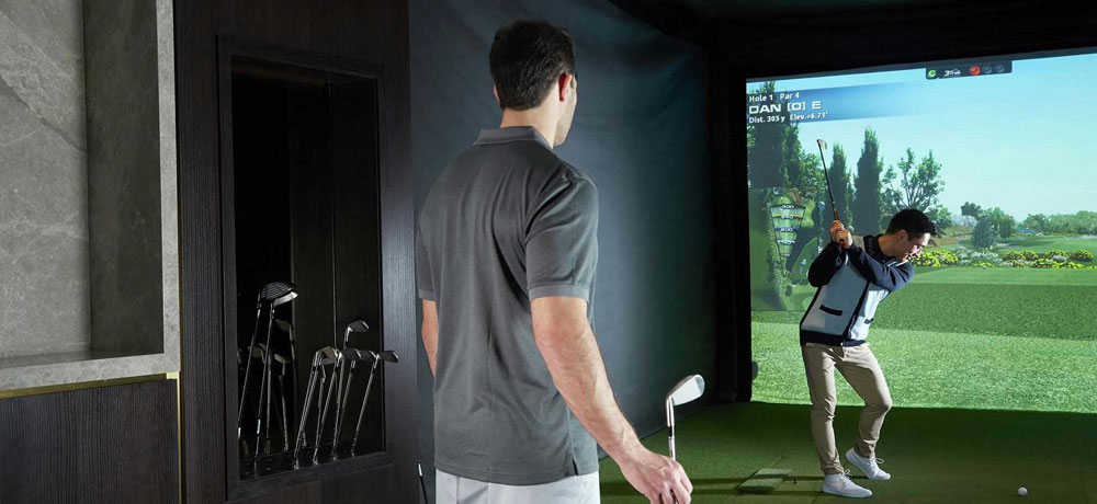 室内虚拟高尔夫练习场